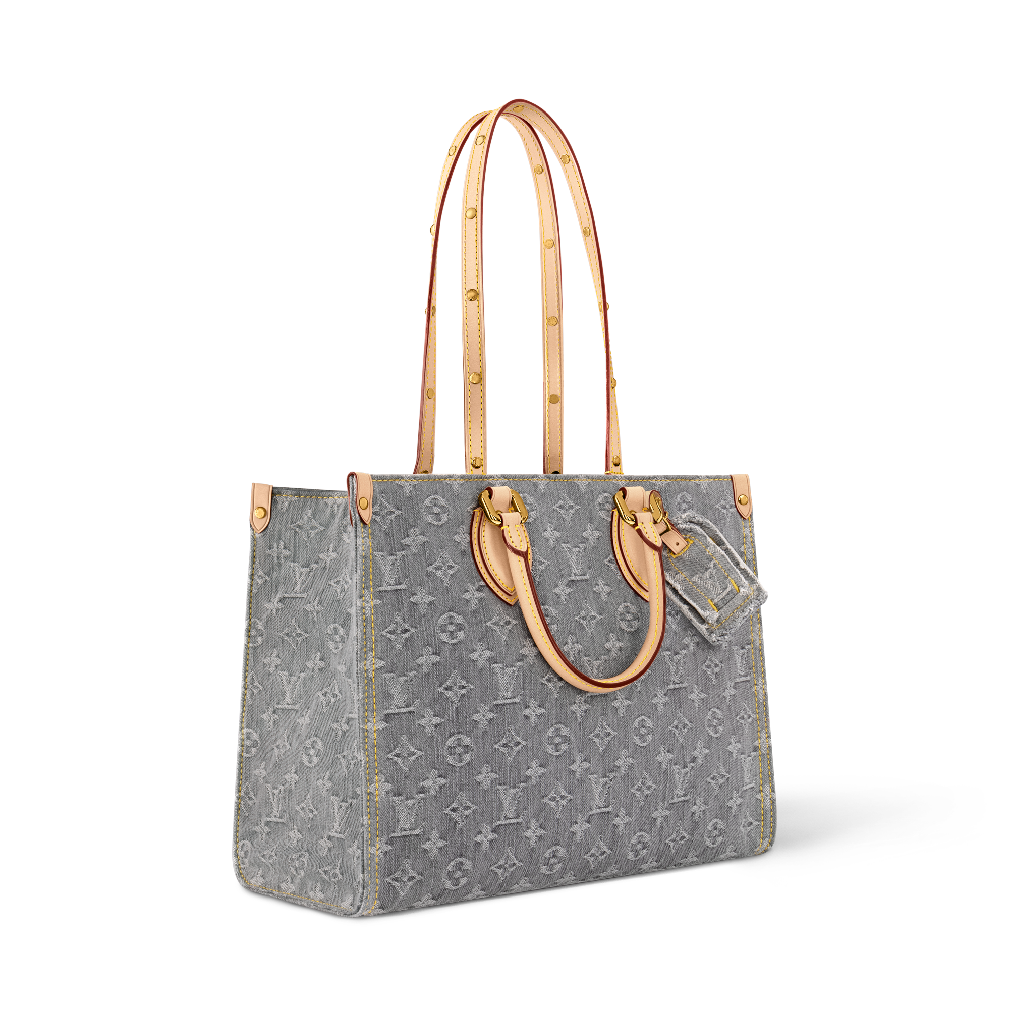 OnTheGo MM Monogram Denim - Luxury Women Bags - M13189 Grey